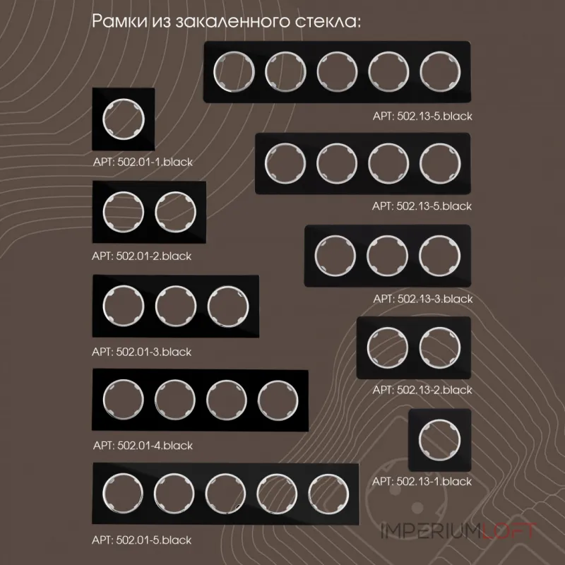 Диммер, 500W 202.48-1.black от ImperiumLoft Диммер, 500W 202.48-1.black от ImperiumLoft