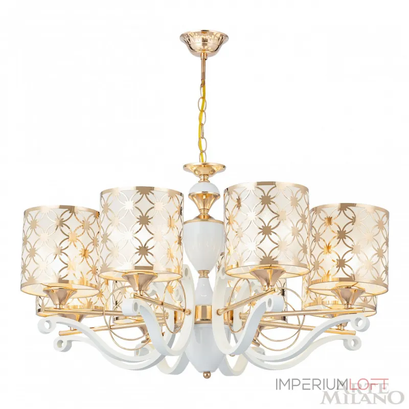 Подвесная люстра Arte Milano Florentia-3097 303097/8 Wh/Gd