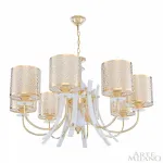 Подвесная люстра Arte Milano Florentia-6067 306067/8 Wh/Gd