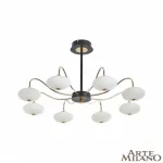 Люстра на штанге Arte Milano Neapolis-73908 273908/8 BK/GD