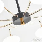 Люстра на штанге Arte Milano Neapolis-73908 273908/8 BK/GD