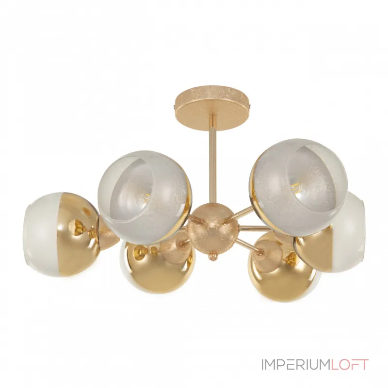 Потолочная люстра Arte Milano Napoli-327007 327007/3+3 GD Потолочная люстра Arte Milano Napoli-327007 327007/3+3 GD