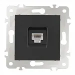 Розетка интернет RJ45 203.45-1.black от ImperiumLoft