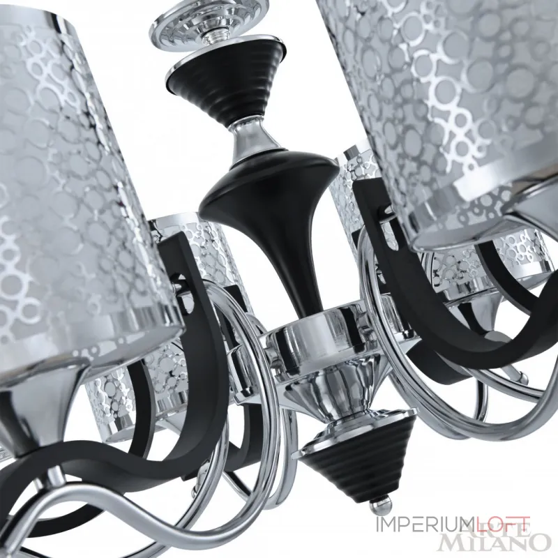 Подвесная люстра Arte Milano Florentia-6787 306787/6 Bk/Ni Подвесная люстра Arte Milano Florentia-6787 306787/6 Bk/Ni