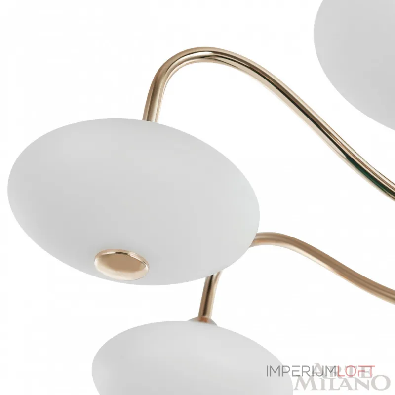 Люстра на штанге Arte Milano Neapolis-73908 273908/8 BK/GD Люстра на штанге Arte Milano Neapolis-73908 273908/8 BK/GD