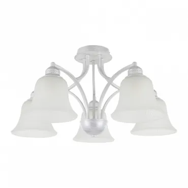 Потолочная люстра Arte Milano Napoli-1254 331254/5 WT+SL Потолочная люстра Arte Milano Napoli-1254 331254/5 WT+SL