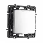 Розетка с заземлением, шторками и защитной крышкой, 16A 250V 217.41-1.silver от ImperiumLoft