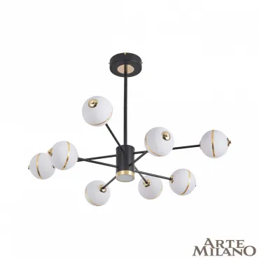 Люстра на штанге Arte Milano Ferrara-72069 272069/8 BK Люстра на штанге Arte Milano Ferrara-72069 272069/8 BK