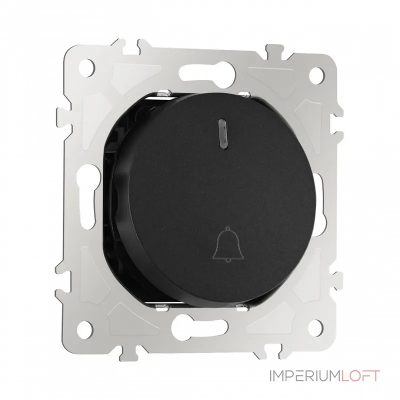Кнопка дверного звонка с подсветкой, 10A 250V 202.37-1.black от ImperiumLoft Кнопка дверного звонка с подсветкой, 10A 250V 202.37-1.black от ImperiumLoft