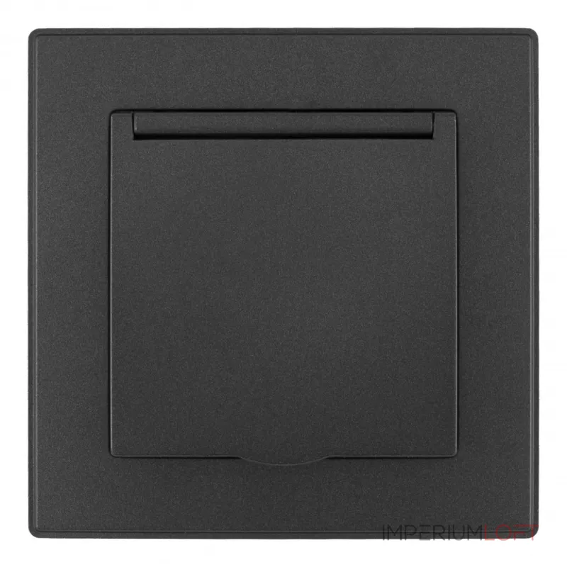 Комплект розетки с заземлением и шторками Arte Milano SET06-1-41-1 black от ImperiumLoft Комплект розетки с заземлением и шторками Arte Milano SET06-1-41-1 black от ImperiumLoft