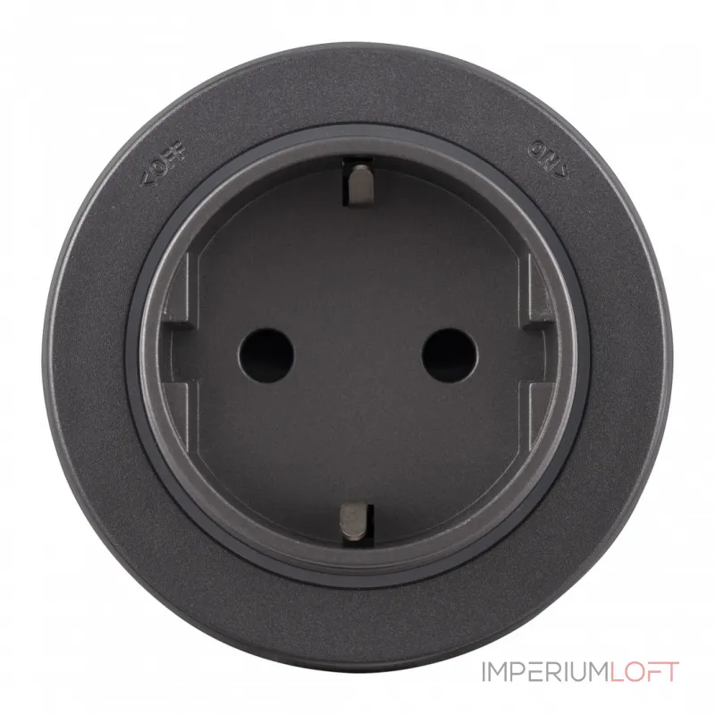 Трековая розетка, 16A 250V 397951TS/ES Grey от ImperiumLoft