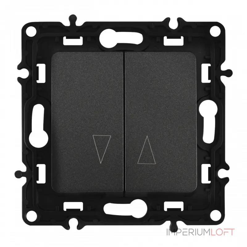 Выключатель жалюзи, 10A 250V 217.38-2.black от ImperiumLoft Выключатель жалюзи, 10A 250V 217.38-2.black от ImperiumLoft
