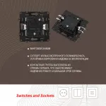 Выключатель одноклавишный, 10AX 250V 217.30-1.silver от ImperiumLoft