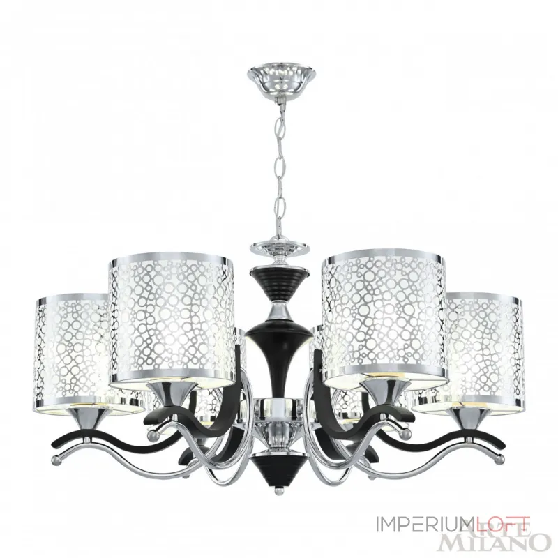 Подвесная люстра Arte Milano Florentia-6787 306787/6 Bk/Ni Подвесная люстра Arte Milano Florentia-6787 306787/6 Bk/Ni