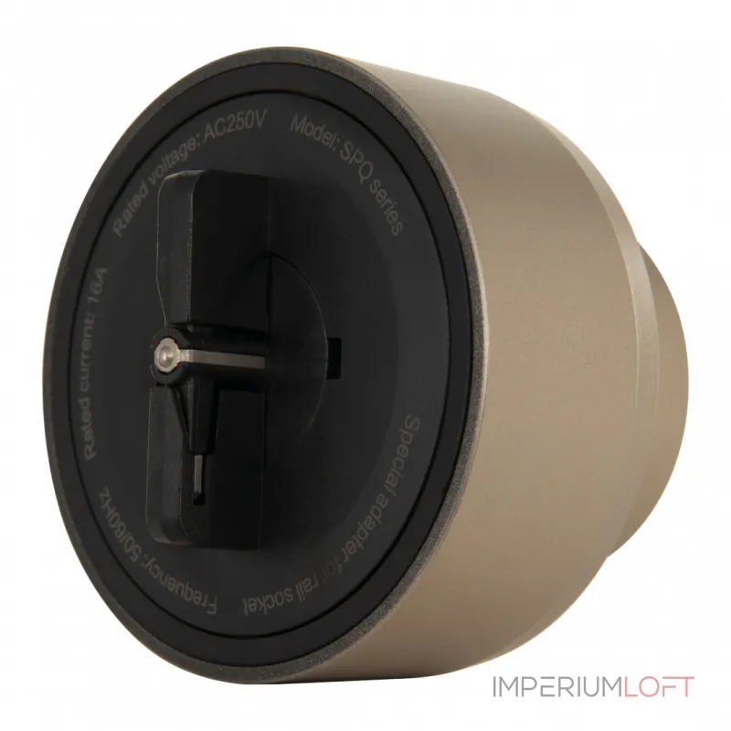 Трековая розетка, 16A 250V 397951TS/ES Gold от ImperiumLoft Трековая розетка, 16A 250V 397951TS/ES Gold от ImperiumLoft