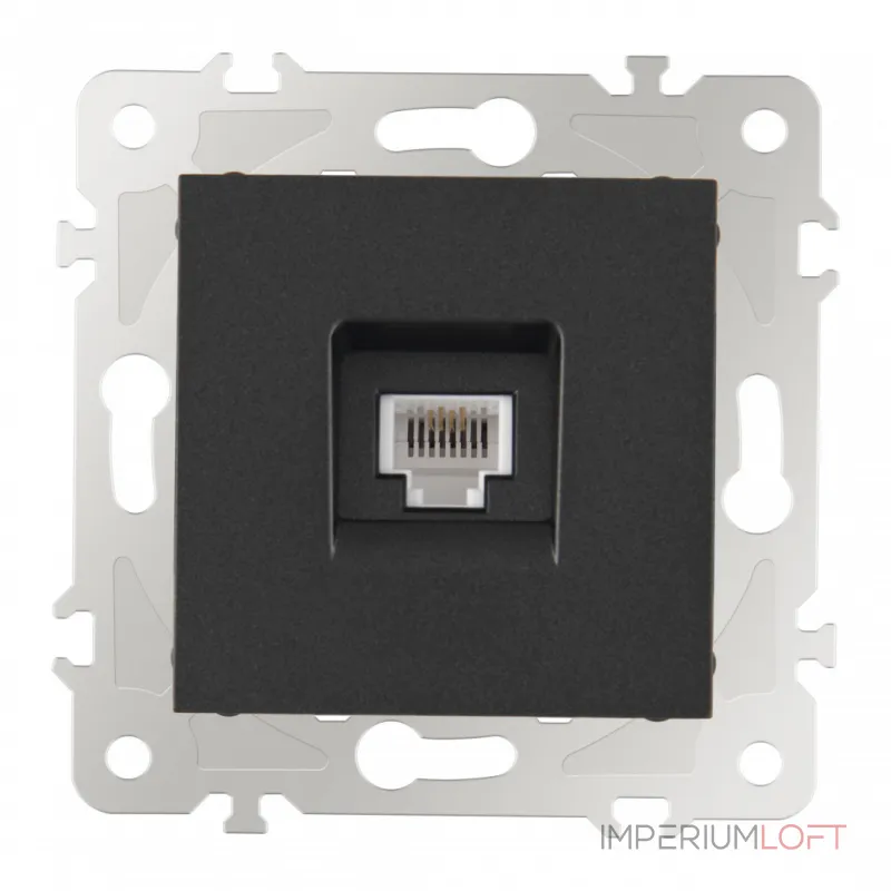 Розетка телефонная RJ11 203.51-1.black от ImperiumLoft Розетка телефонная RJ11 203.51-1.black от ImperiumLoft