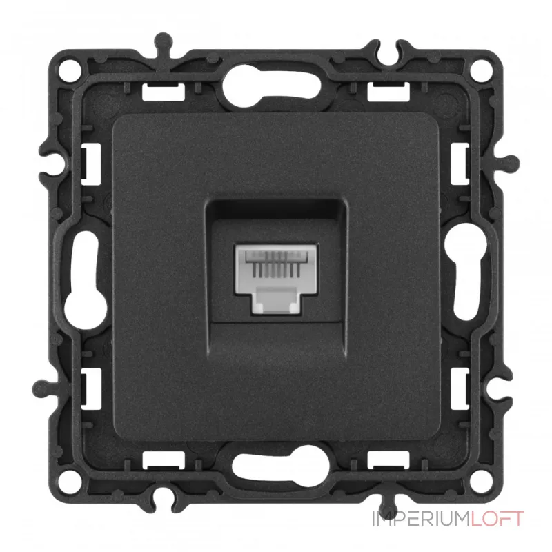 Розетка телефонная, RJ11 217.51-1.black от ImperiumLoft Розетка телефонная, RJ11 217.51-1.black от ImperiumLoft