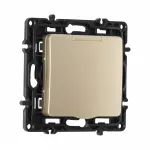 Розетка с заземлением, шторками и защитной крышкой, 16A 250V 217.41-1.shampan от ImperiumLoft