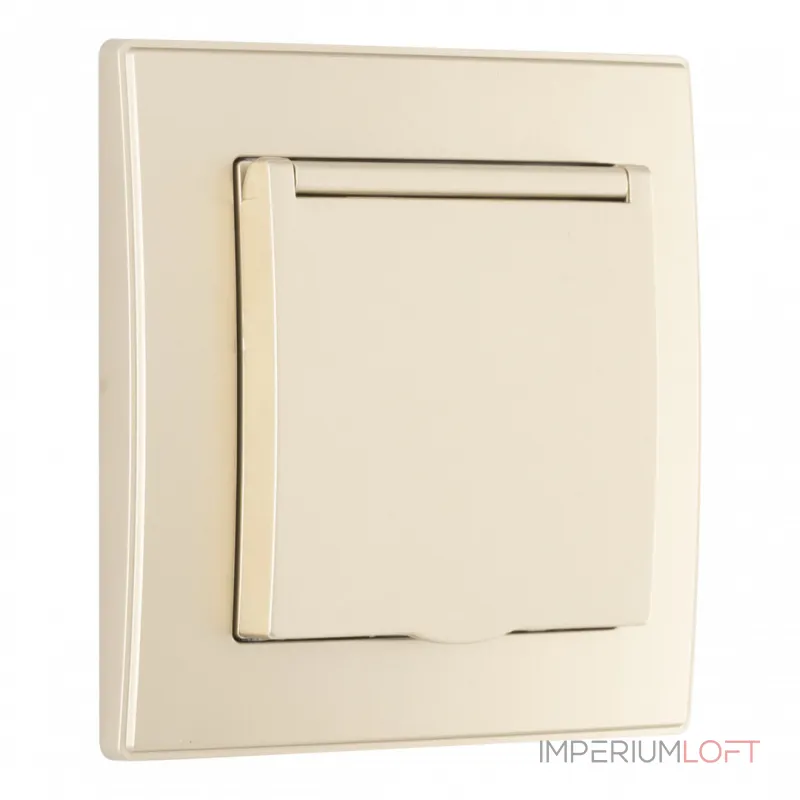 Комплект розетки с заземлением и шторками Arte Milano SET06-1-41-1 shampan от ImperiumLoft Комплект розетки с заземлением и шторками Arte Milano SET06-1-41-1 shampan от ImperiumLoft