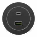 Трековая розетка, 3.1A 250V 399732TS/USB-Type-C Silver от ImperiumLoft