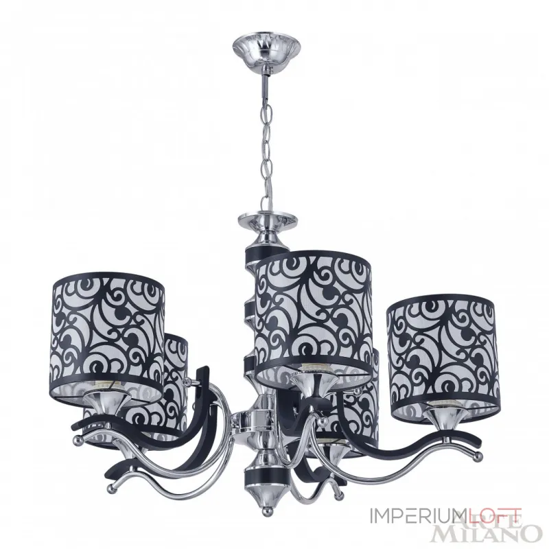 Подвесная люстра Arte Milano Florentia-4957 304957/5 Bk/Ni