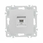 Розетка телефонная, RJ11 206.51-1.silver от ImperiumLoft