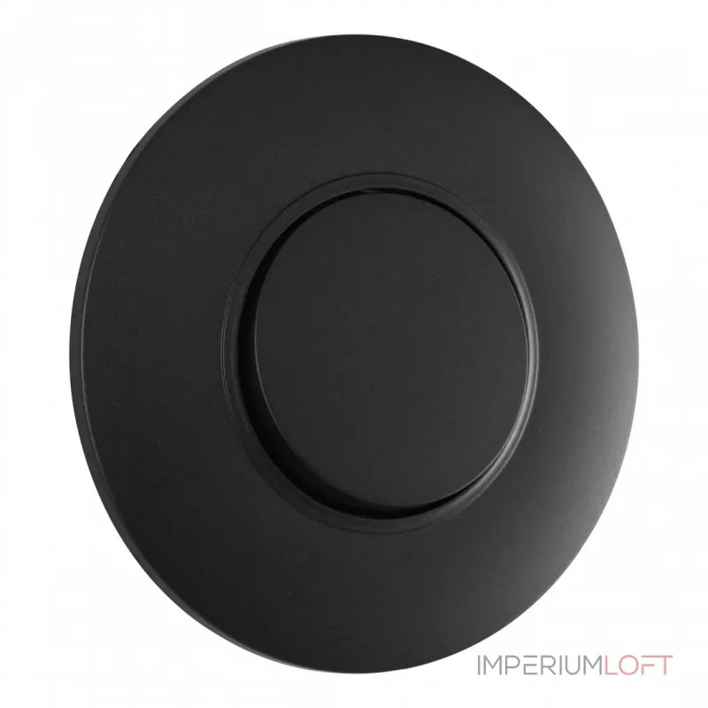 Выключатель круглый одноклавишный с рамкой Arte Milano SET08-1-30-1 black от ImperiumLoft Выключатель круглый одноклавишный с рамкой Arte Milano SET08-1-30-1 black от ImperiumLoft