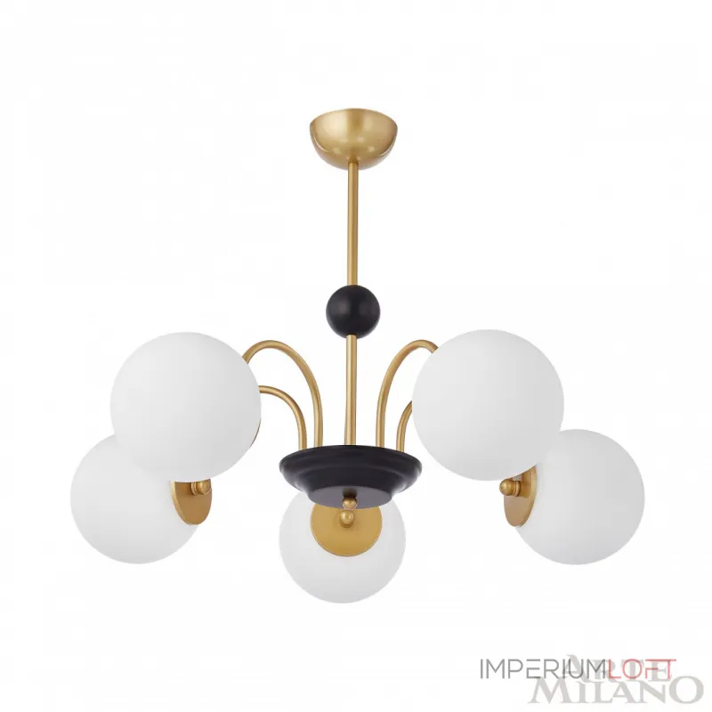 Люстра на штанге Arte Milano AM-Napoli 312066/D700/5 BS/BK