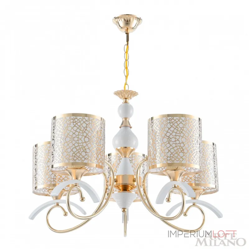Подвесная люстра Arte Milano Florentia-9787 309787/5 Wh/Gd