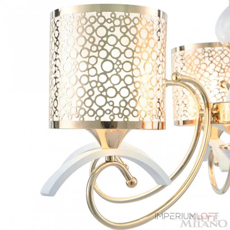 Подвесная люстра Arte Milano Florentia-9787 309787/5 Wh/Gd