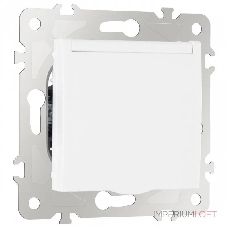 Розетка с заземлением, шторками и защитной крышкой, 16A 250V 203.41-1.white от ImperiumLoft Розетка с заземлением, шторками и защитной крышкой, 16A 250V 203.41-1.white от ImperiumLoft