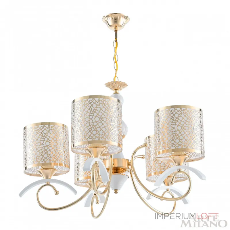 Подвесная люстра Arte Milano Florentia-9787 309787/5 Wh/Gd