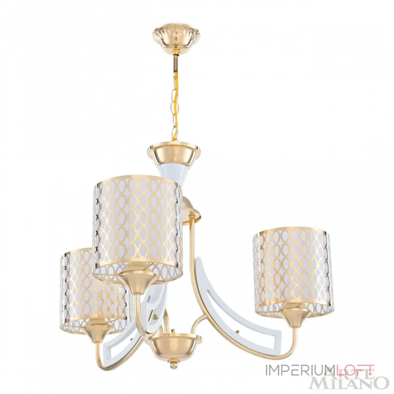 Подвесная люстра Arte Milano Florentia-3387 303387/3 Wh/Gd