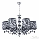 Подвесная люстра Arte Milano Florentia-4957 304957/6 Bk/Ni