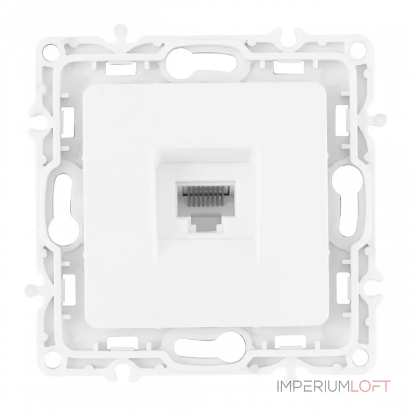 Розетка интернет, RJ45 217.45-1.white от ImperiumLoft