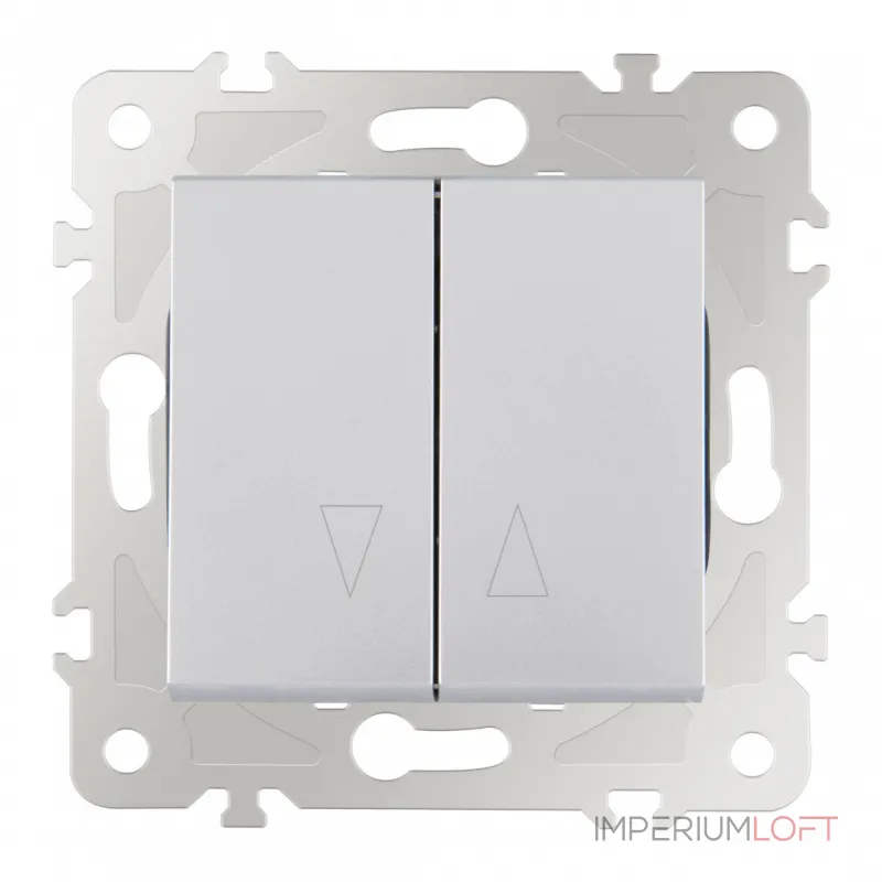 Выключатель жалюзи, 10A 250V 203.38-2.silver от ImperiumLoft Выключатель жалюзи, 10A 250V 203.38-2.silver от ImperiumLoft