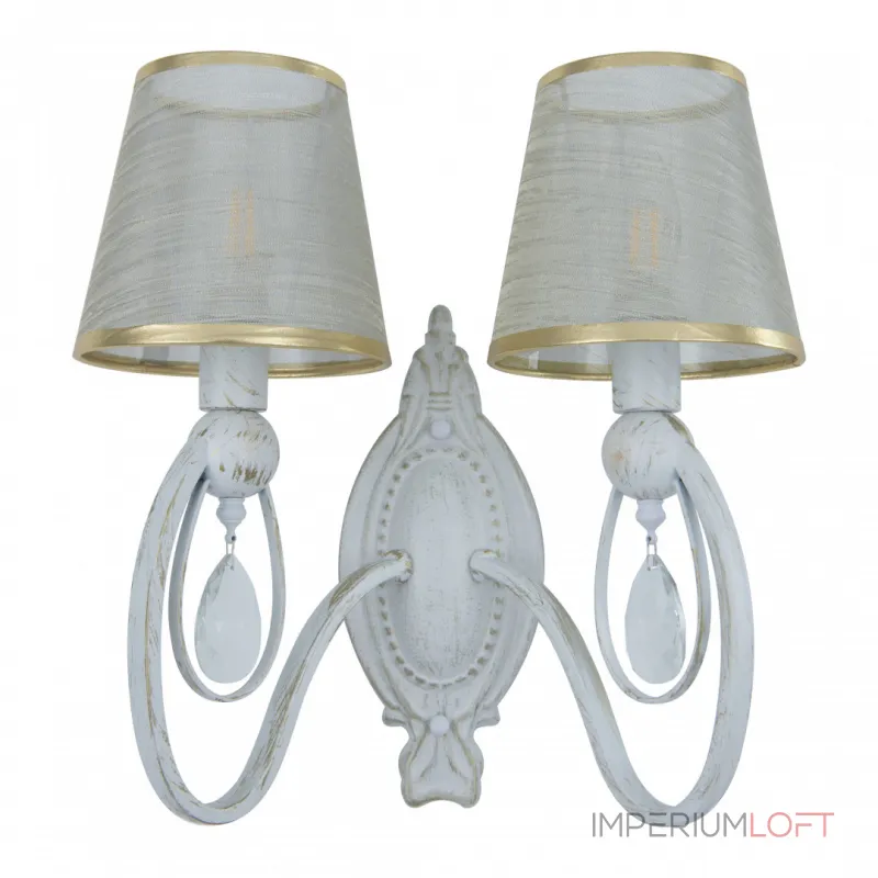 Бра Arte Milano AM347203 347203/2W WT+G от ImperiumLoft Бра Arte Milano AM347203 347203/2W WT+G от ImperiumLoft