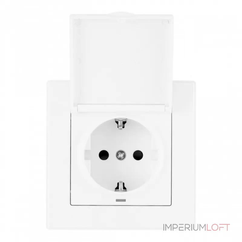 Комплект розетки с заземлением и шторками Arte Milano SET06-1-41-1 white от ImperiumLoft Комплект розетки с заземлением и шторками Arte Milano SET06-1-41-1 white от ImperiumLoft