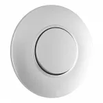 Выключатель круглый одноклавишный с рамкой Arte Milano SET08-1-30-1 silver от ImperiumLoft