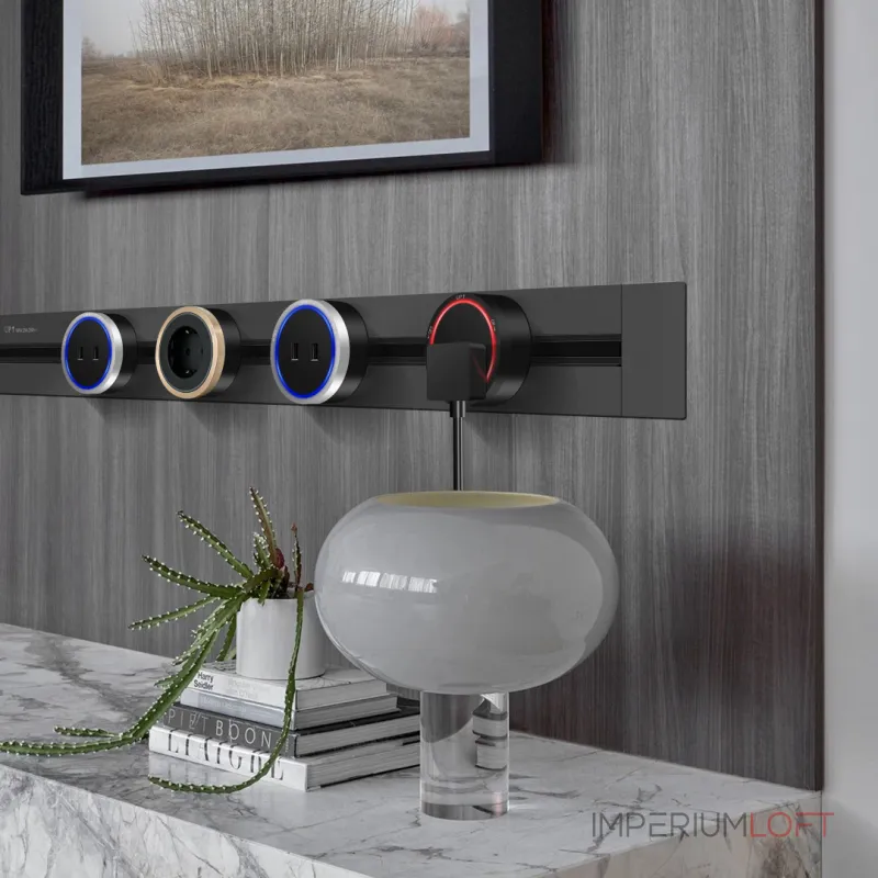 Встраиваемый шинопровод с выключателем, 25A 250V 385201TBB/100 Gold от ImperiumLoft Встраиваемый шинопровод с выключателем, 25A 250V 385201TBB/100 Gold от ImperiumLoft