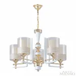 Подвесная люстра Arte Milano Florentia-6087 306087/5 Wh/Gd