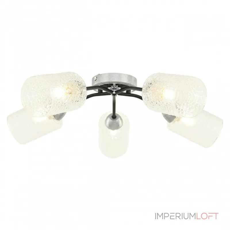 Потолочная люстра Arte Milano Napoli-326207 326207/5 CR.BK Потолочная люстра Arte Milano Napoli-326207 326207/5 CR.BK