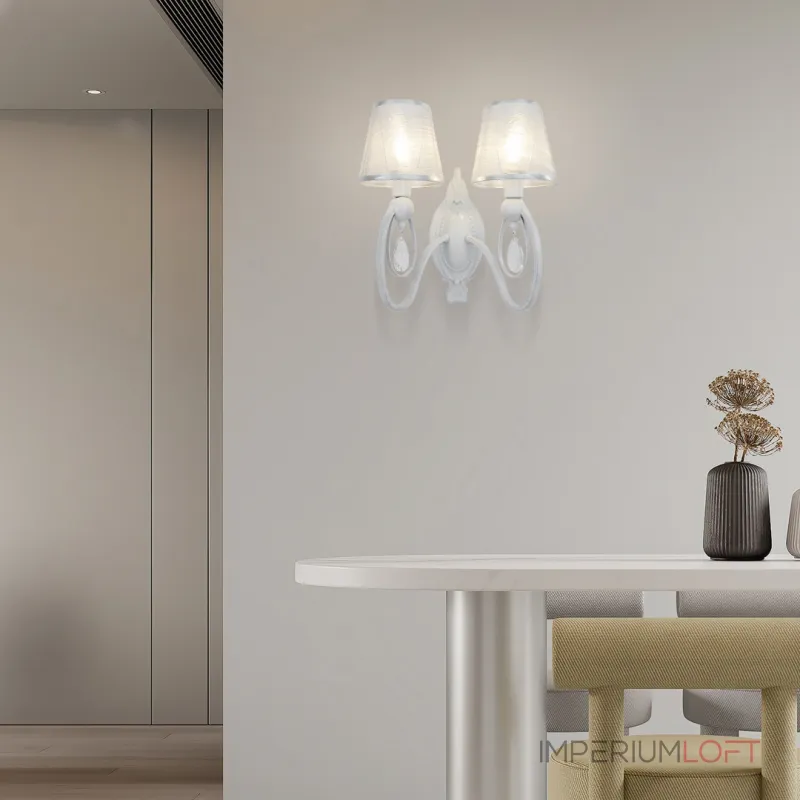 Бра Arte Milano AM347203 347203/2W WT+SL от ImperiumLoft Бра Arte Milano AM347203 347203/2W WT+SL от ImperiumLoft