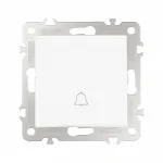 Кнопка дверного звонка, 10A 250V 206.36-1.white от ImperiumLoft