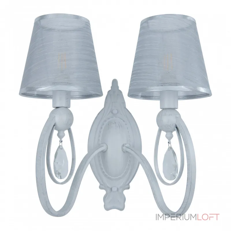 Бра Arte Milano AM347203 347203/2W WT+SL от ImperiumLoft Бра Arte Milano AM347203 347203/2W WT+SL от ImperiumLoft