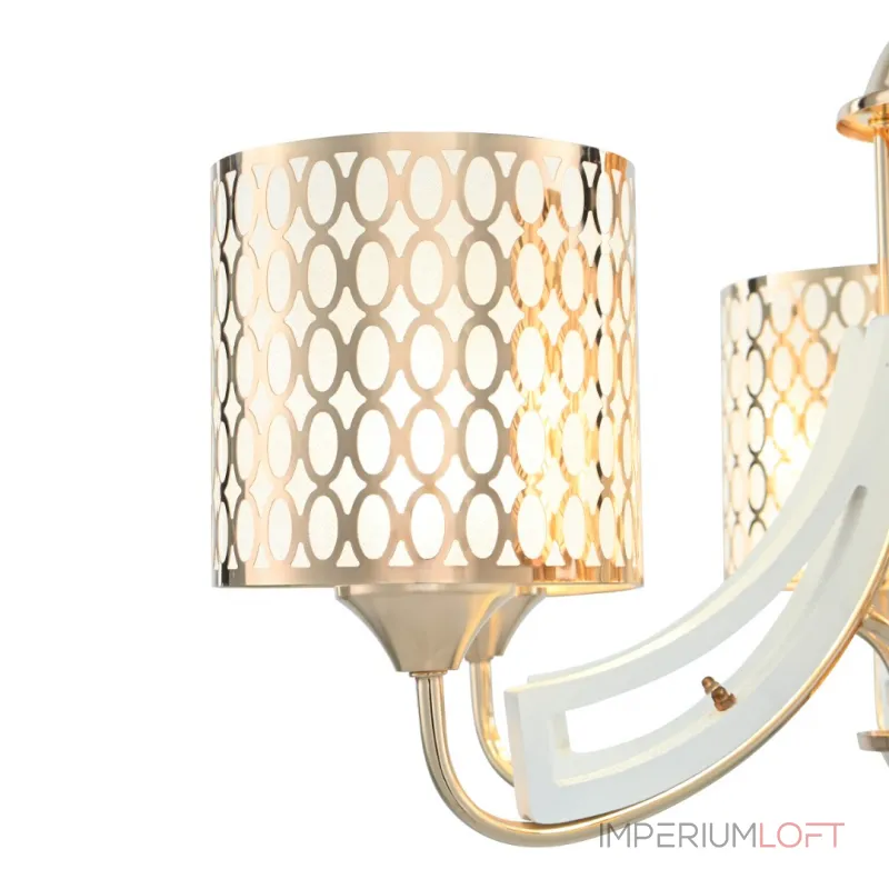 Подвесная люстра Arte Milano Florentia-3387 303387/5 Wh/Gd