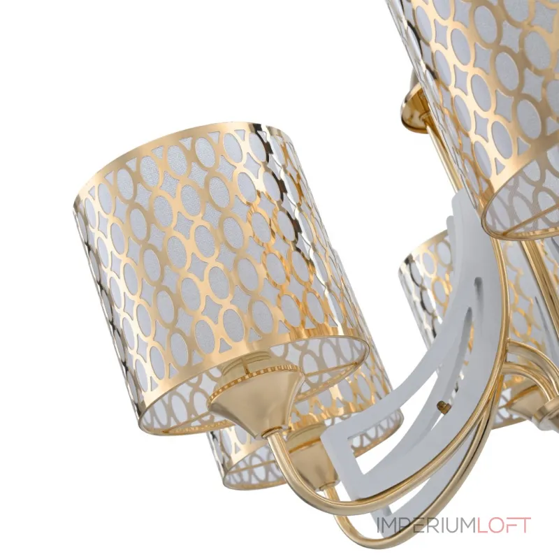 Подвесная люстра Arte Milano Florentia-3387 303387/5 Wh/Gd