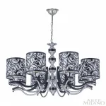 Подвесная люстра Arte Milano Florentia-4957 304957/8 Bk/Ni