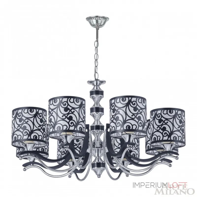 Подвесная люстра Arte Milano Florentia-4957 304957/8 Bk/Ni