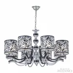 Подвесная люстра Arte Milano Florentia-4957 304957/8 Bk/Ni